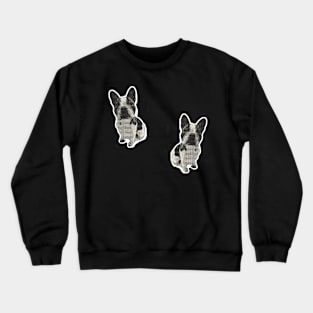 French Bulldog Pattern Crewneck Sweatshirt